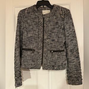 Banana Republic Gray Tweed Blazer
